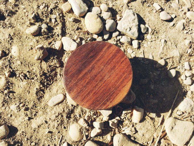 Grinder en bois vieilli